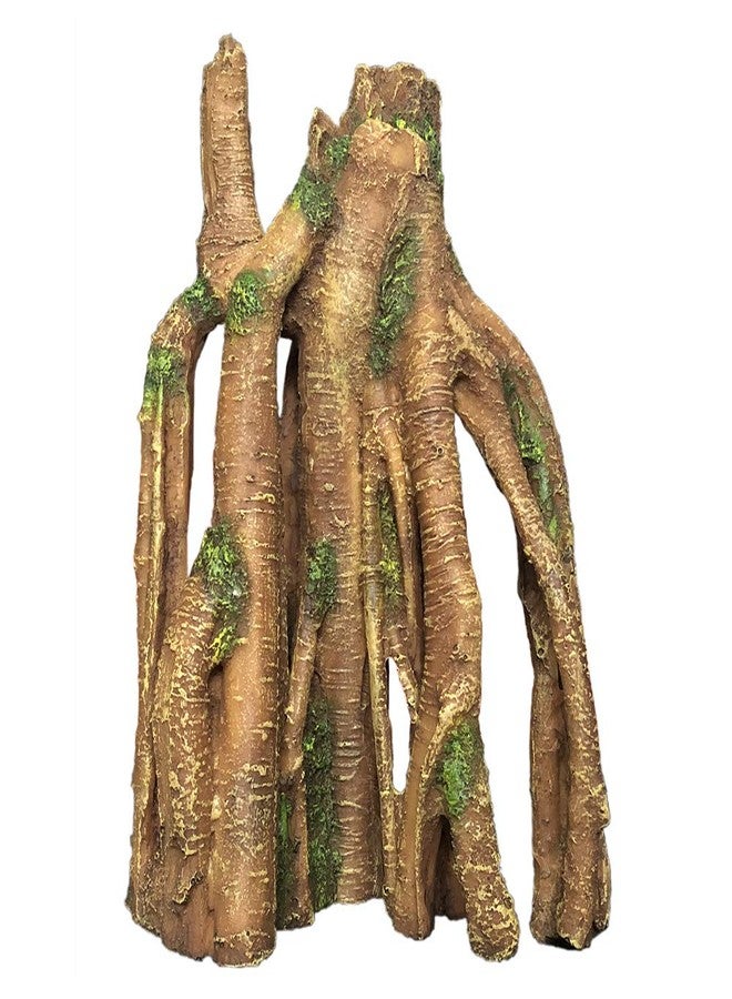 SLOCME Aquarium Resin Tree Trunk Ornament - Fish Tank Wood House Decor, Betta Fish or Other Pets Can Swim Through The Branches - Image 1